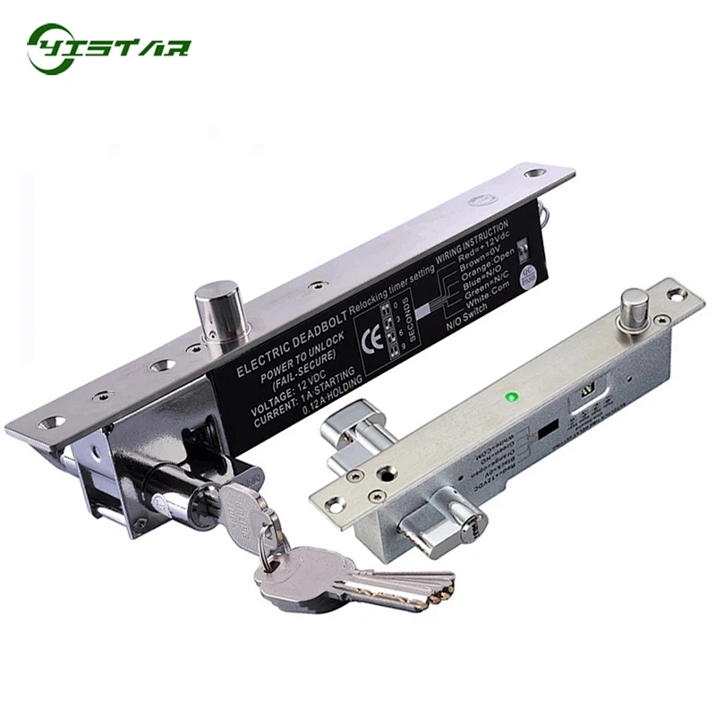 Electric Lock Magnetic Output with Timer DC12V Mortise Door Lock XM-400T Fail Safe Fail Secure NC/NO Bolt Mortise Door Lock