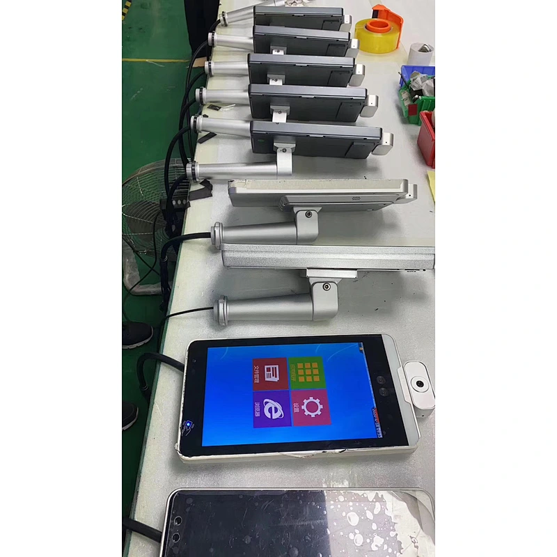 8 inch Screen Facial Recognition Time Attendance Temperature Management Touchless Temperature Access Control System