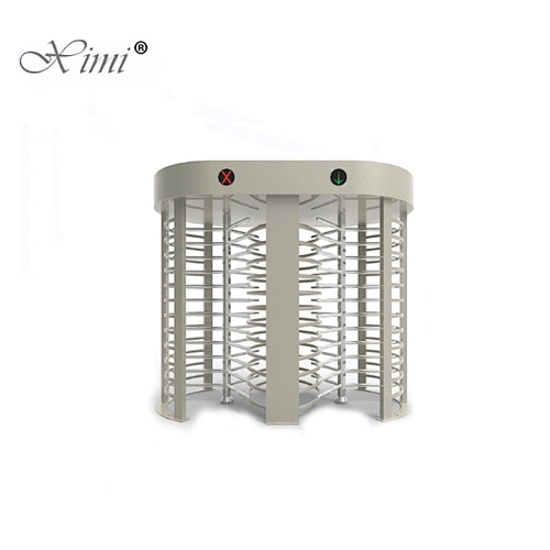 China Factory Full Height Turnstile Gate SUS304 Tripod Turnstile Series Double Channel Full Height Sliding Turnstile