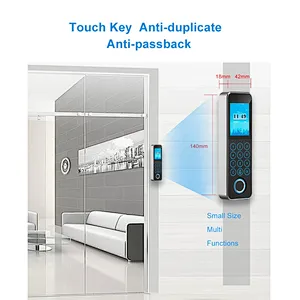 Waterproof Fingerprint Standalone Card Access Control Keypad Metal Standalone Access Control System with keyboard