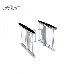 Face/Fingerprint/RFID Card Speed Gate Access Control Turnstile SUS304 1.2 Thickness High Speed Swing Gate Turnstile