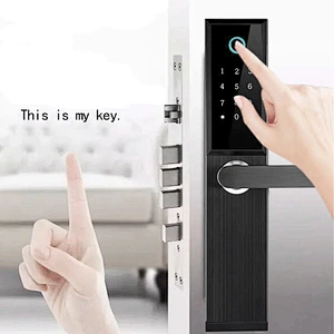 Bluetooth TTLock App Remote Control Biometric Fingerprint Lock Digital Password Electronic Smart Deadbolt Door Lock Hotel Lock
