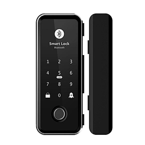 High Security Remote Control TTLock APP WIFI Bluetooth Code Password Card Fingerprint Smart Lock System Glass Sliding Door Lock