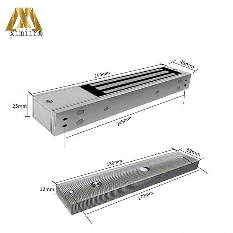 Waterproof Stainless Steel W280 Electric Magnetic Lock 280KG NC 12V For Door Access Control System Power To Lock Electric Lock