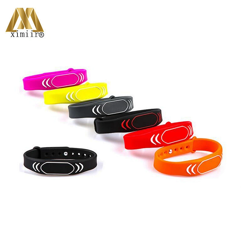 125khz Silicone Bracelets wristband TK4100 Rfid Wristband Access Control Card MF IC Wrist band Bracelet Tag