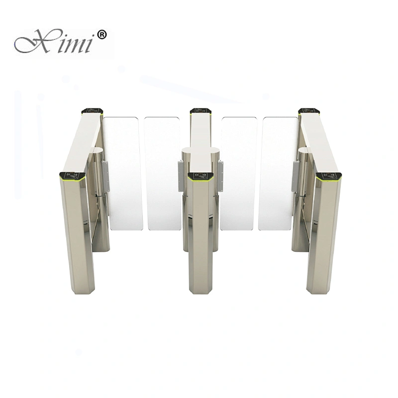 SUS304 XIMIIR Door Access Control Speed Gate Turnstile Optional Face Recognition Turnstile Barrier Turnstile Swing Barrier Gate