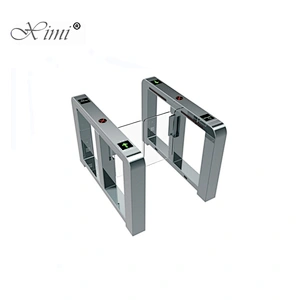 Face/Fingerprint/RFID Card Speed Gate Access Control Turnstile SUS304 1.2 Thickness High Speed Swing Gate Turnstile