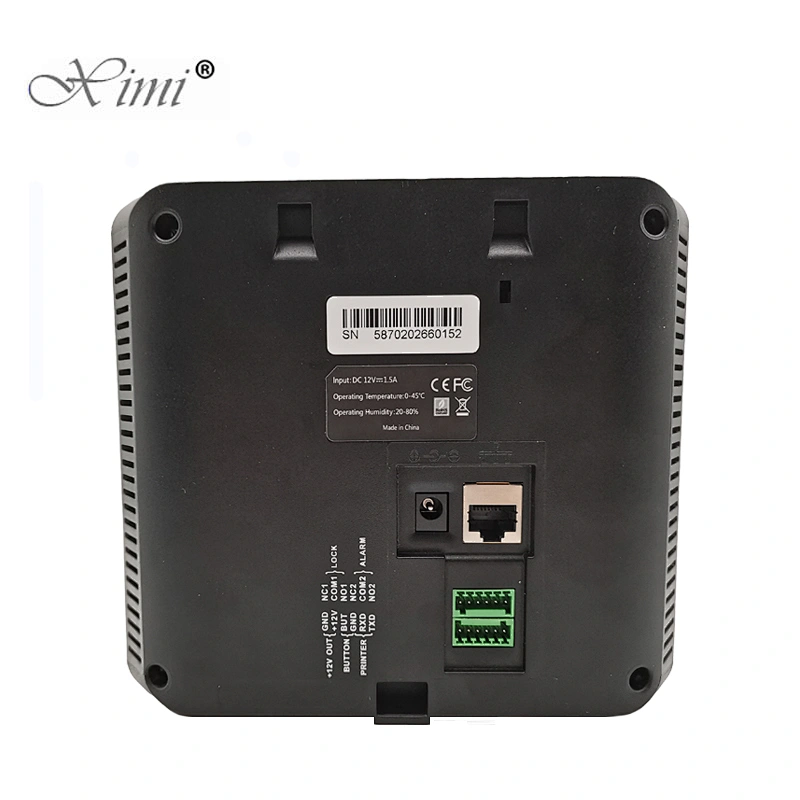 Face Recognition Biometric Fingerprint Access Control System Time Attendance with Temperature Detection Module TDM95E