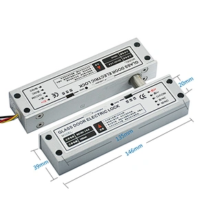 NC/NO Narrow Type Electric Bolt Lock Fail Safe / Secure Electronic Door Locks with Time Delay Feedback for Access Control System