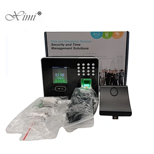 Face Recognition Biometric Fingerprint Access Control System Time Attendance with Temperature Detection Module TDM95E