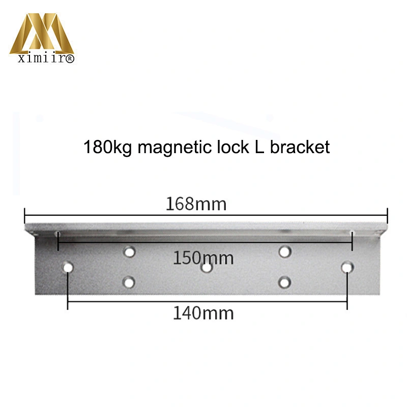 For 180KG Magnetic Lock Access Control System Install Door Access Control High Strength Aluminum ZLB180kg ZL Bracket