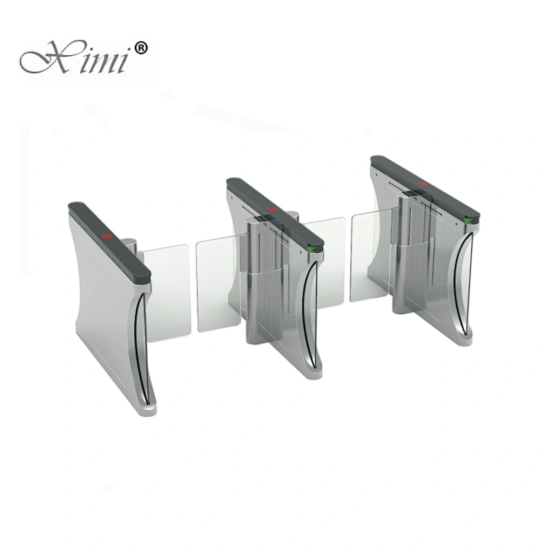 High Speed Swing Barrier Gates Turnstile Access Control System Railway Station Swing Turnstile Access Control Channel Gate