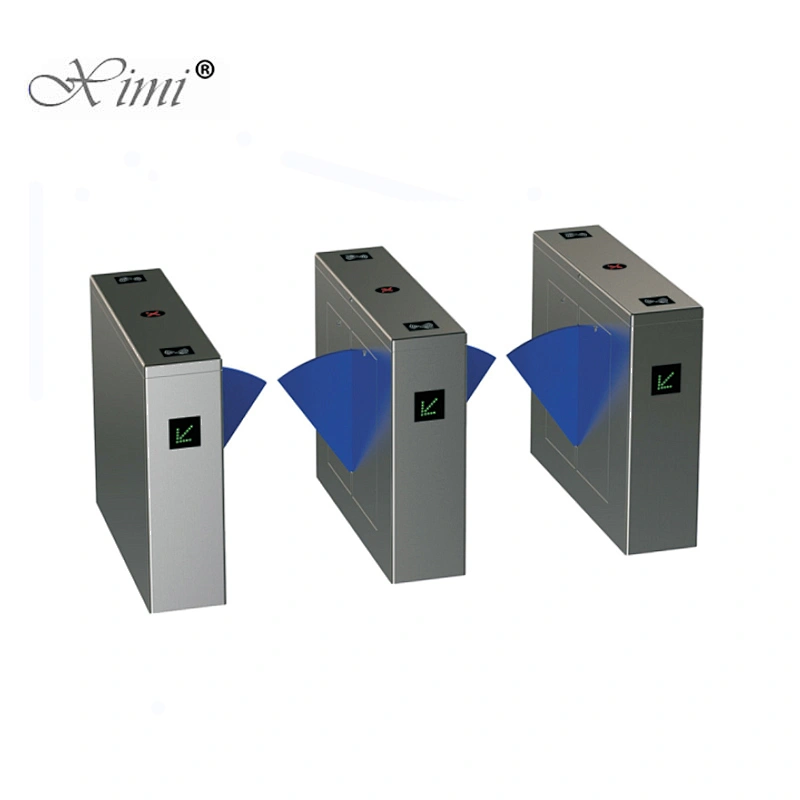 Waterproof Outdoor Use Smart Biometric Automatic Flap Barrier Gate Free Software Flap Turnstile Door Flap Gate Controller