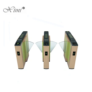China Flap Barrier Price Manufacture Factory Price For Tripod Turnstile Flap Barrier Gate Optional Face Fingerprint Turnstile