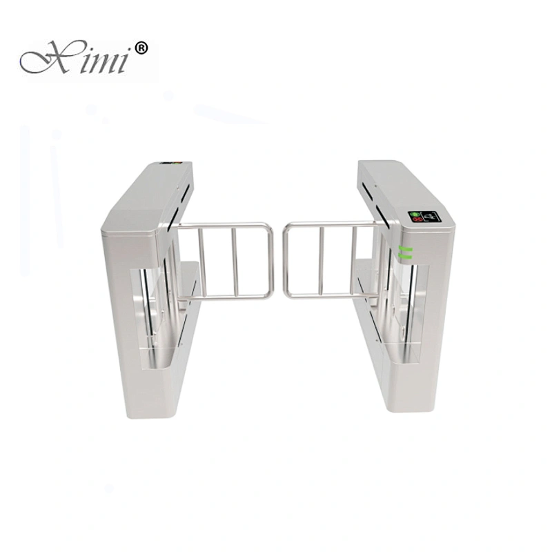 Different Type 304 Stainless Steel Automatic Smart Swing Barrier Gate For Biometric Access Control Fingerprint Swing Turnstile