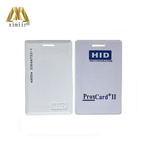 Rewritable RFID Proximity H-ID Thick  White Card 125khz HID PROX II Clamshell Card 1Pcs