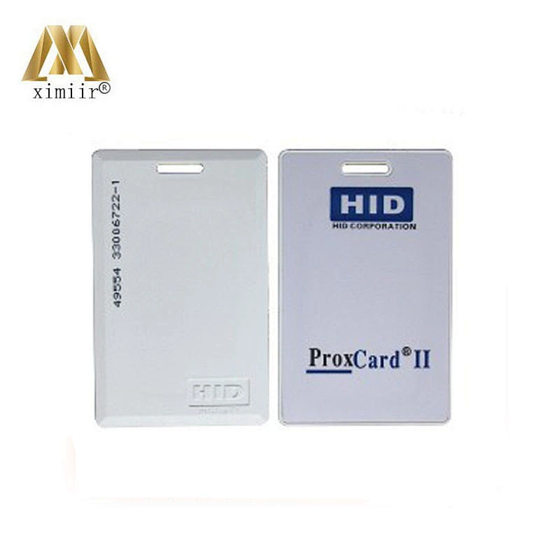 Rewritable RFID Proximity H-ID Thick  White Card 125khz HID PROX II Clamshell Card 1Pcs