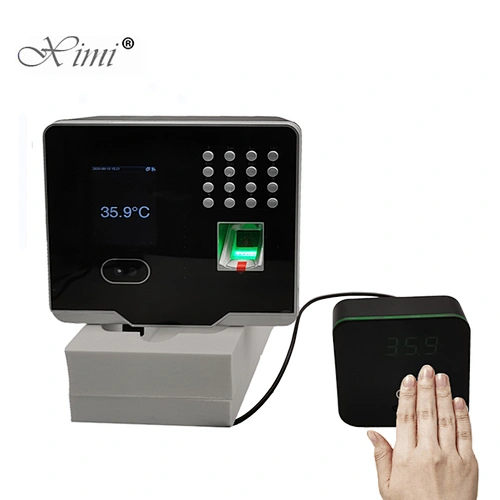 Face Recognition Biometric Fingerprint Access Control System Time Attendance with Temperature Detection Module TDM95E