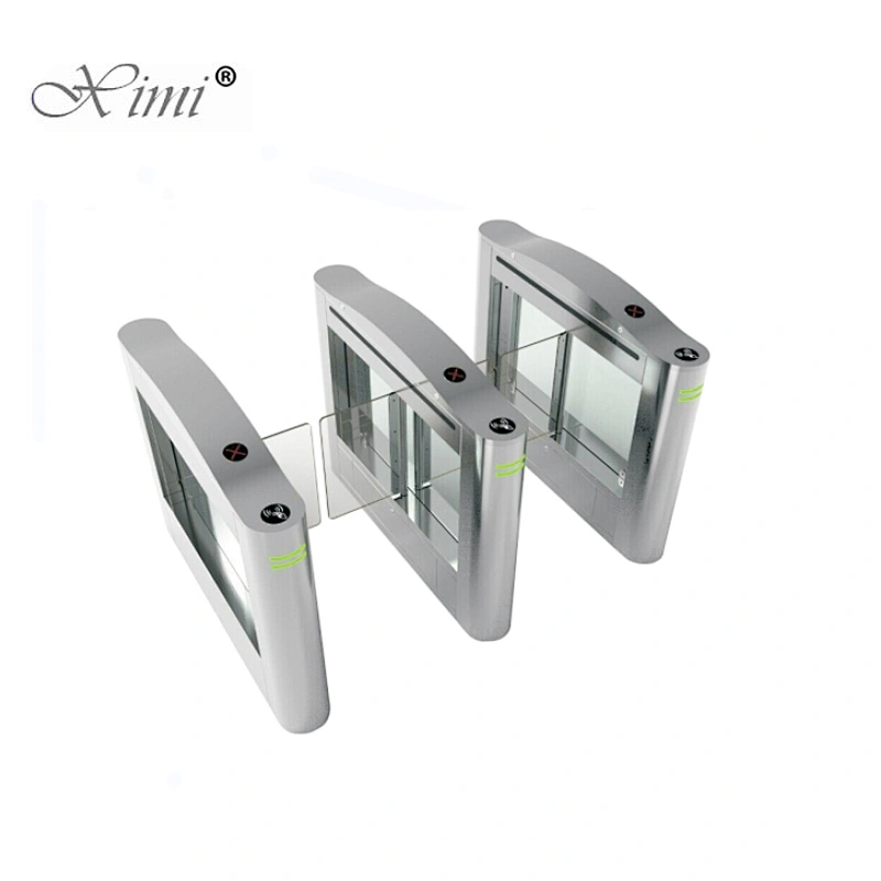 Access Control Automatic Swing Barrier Gate Turnstile Outdoor Optical Face Recognition Turnstile Barrier Gate