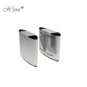 China Flap Barrier Price Manufacture Factory Price For Tripod Turnstile Flap Barrier Gate Optional Face Fingerprint Turnstile
