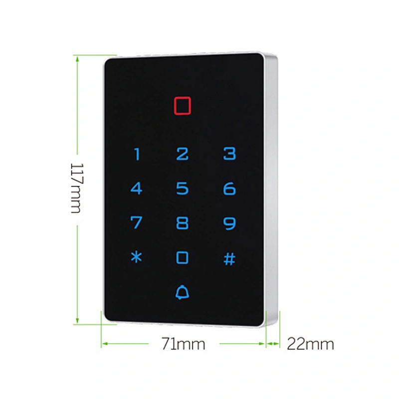 T12 WIFI Tuya Smart Door Lock IP68 Waterproof Access Control Standalone Keypad 13.56Mhz RFID Card Door Access Control System