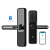 Mobile APP TUYA WIFI Smart Fingerprint Door Lock With RFID Reader And Password Remote Open Door Lock