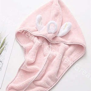 Top quality deluxe animal faces interesting microfibre hair towel