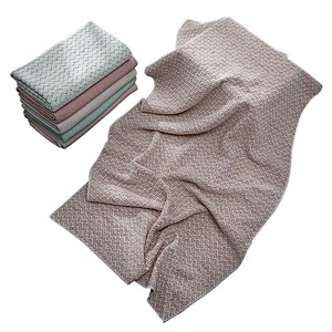 Gold  hair towel microfiber hair wrap with custom design for women gifts