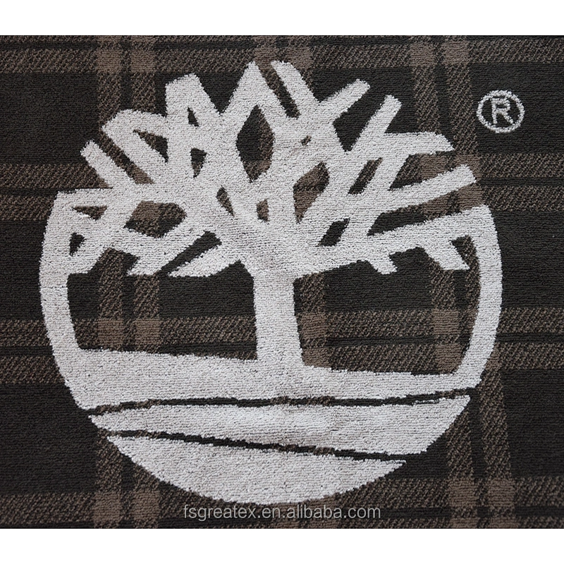 Extra large Cotton Terry Logo Jacquard towel