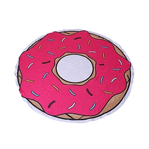 Premium durable non fading quick-dry microfiber fabric round beach towels