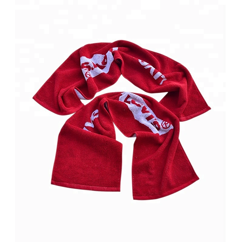 Running towel Jacquard Terry Cotton sport gym towel with best price