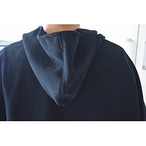 Wholesale Cheap Black 100%Cotton Hooded poncho towel surf