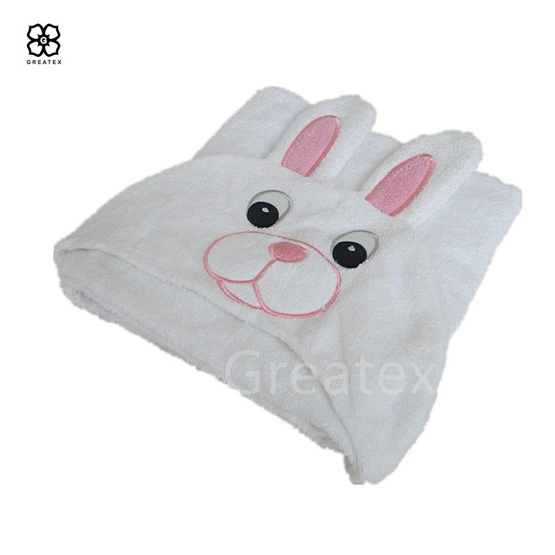 High quality Amazon Hot Sale 100% Organic Cotton Baby Bath Wrap Hooded Towels