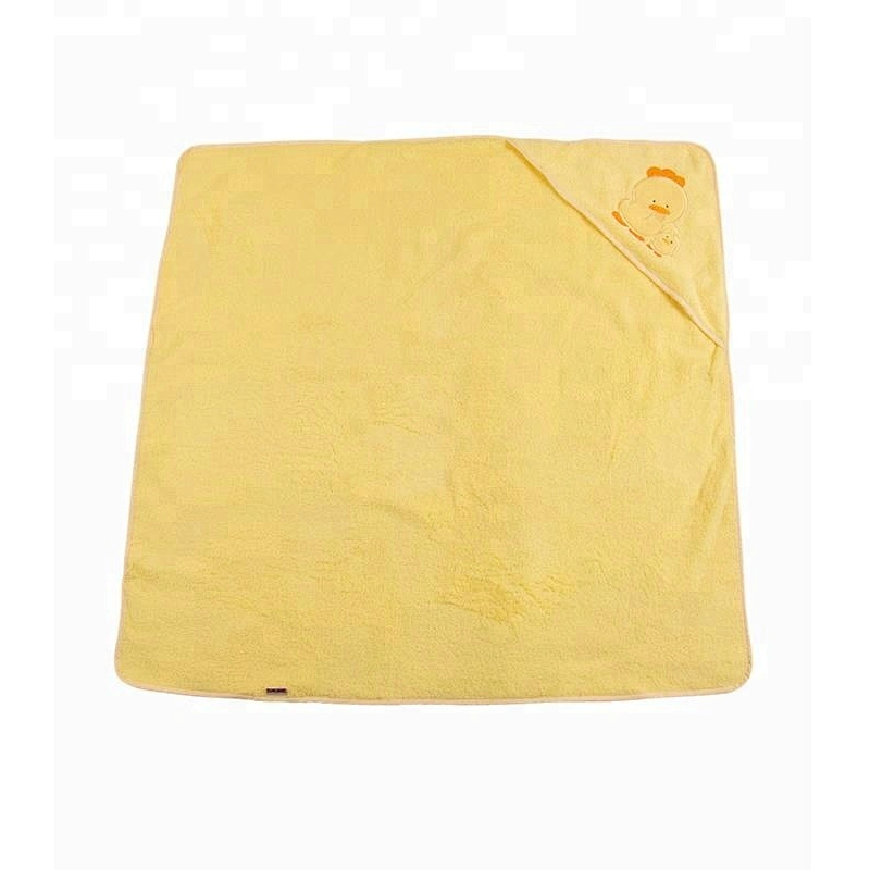 Adorable Pastel color bamboo baby hooded towel