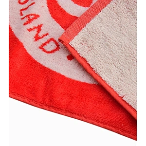 Famous Yarn dyed logo Woven Custom golf towel