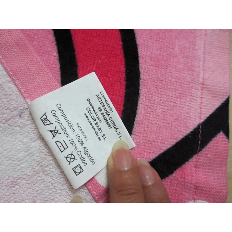 Cotton Velour Printed Cartoon lightweight beach towels