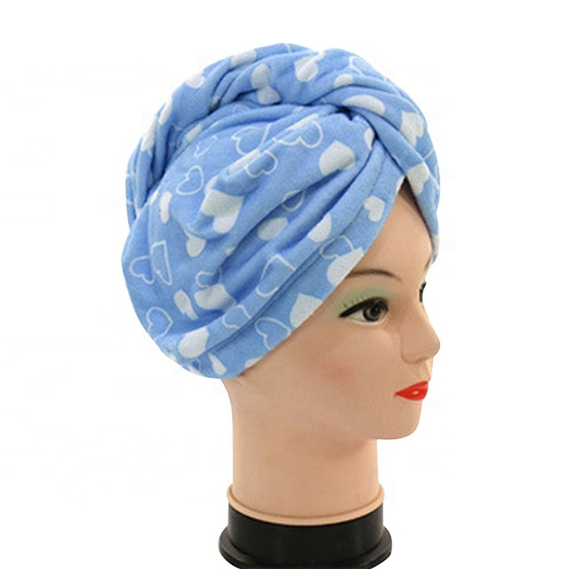 High quality wholesale hair-drying towel microfiber turbant wrap with factory price
