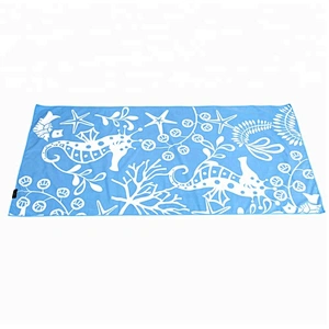 Wholesale factory direct microfiber printing sport towel for adults
