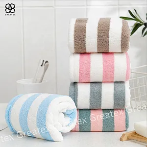 Hair towel turban wrap extra plush stretchable microfiber hair drying towel twist