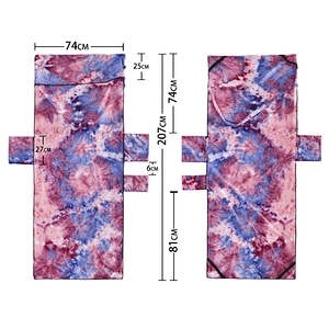Amazon Hot sale 600g fancy designed tie dyed cheap Microfiber beach towels chair cover