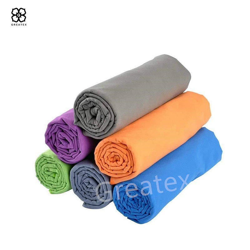 Running professional microfibre cotton sport towel with personalized slogan