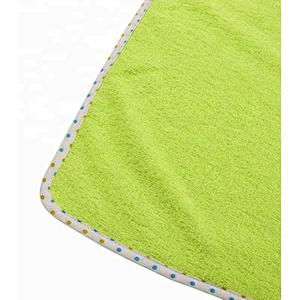 Cute Cartoon Terry cloth Poncho Frog Hooded towels for baby