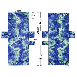 Hot sell rectangle beach microfiber Printed covers chair for holiday,beach