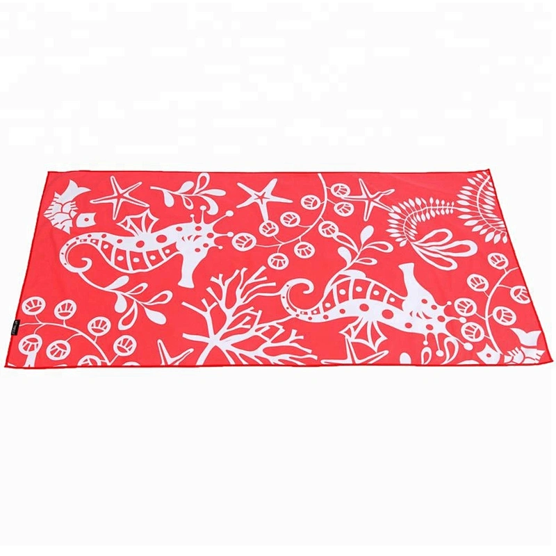 Wholesale digital print microfiber beach towel