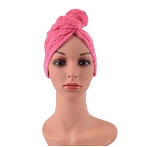 Fast Drying 100% Cotton Terry Toweling Salon Wrap Hair Turban