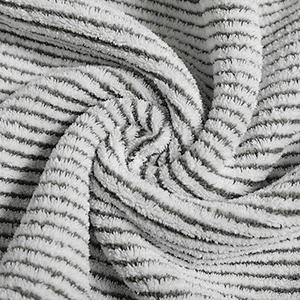 White&black strip hair towel wrap around towel for woman with supper absorbent