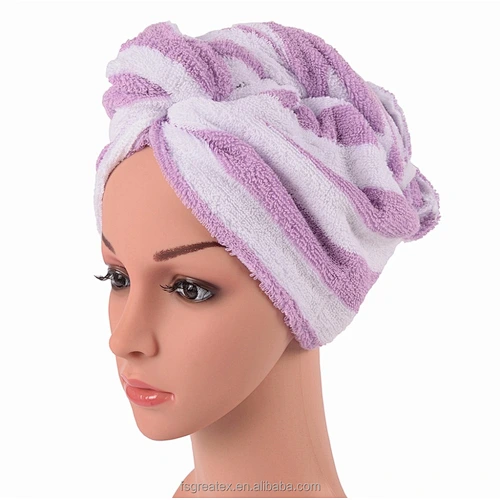 Customized Shower Ponytail Hair salon towel