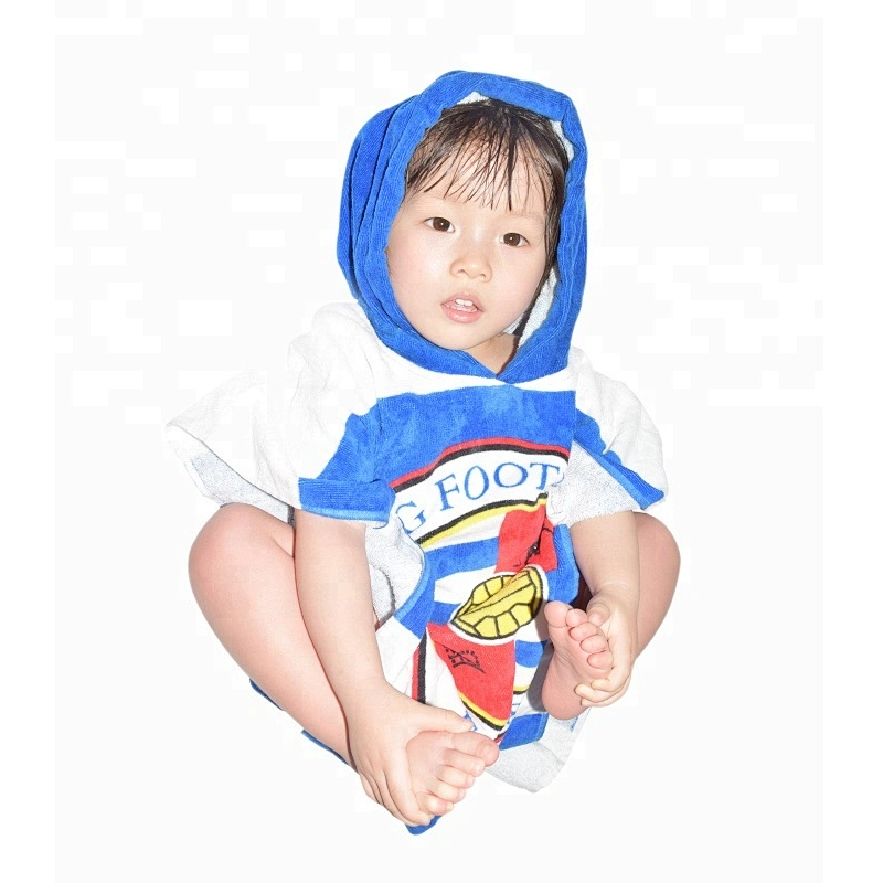 Custom designed Kids hooded beach bath towel