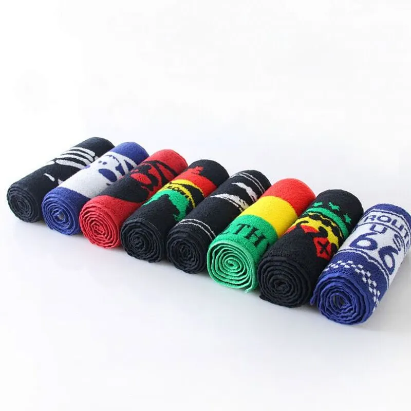 High quality cheap personalized jacquard sport cotton towel