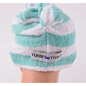 Personalized Stripe Hair Drying Turban hair towel